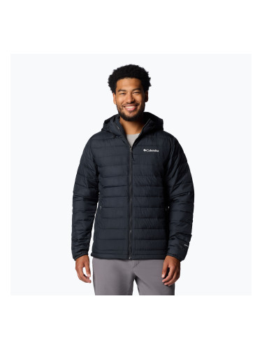 Мъжко пухено яке Columbia Powder Lite II Hooded black
