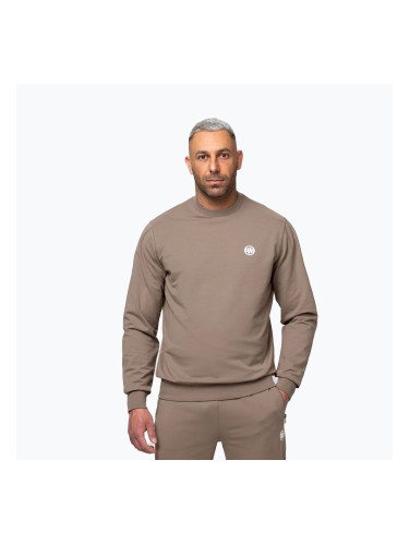 Мъжки суитшърт Pitbull Nugget Small Logo Crewneck brown savana