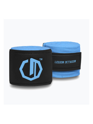 Боксьорски бандажи Octagon Legion Supreme 500 cm light blue