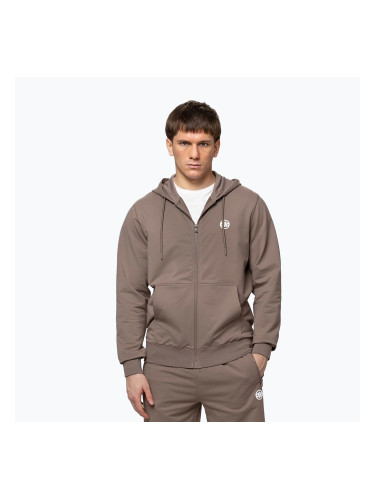 Мъжки суитшърт Pitbull Nugget Small Logo Hooded Zip brown savana