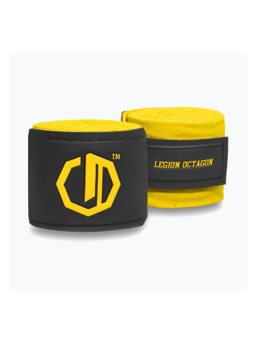 Боксьорски бандажи Octagon Legion Supreme 400 cm yellow
