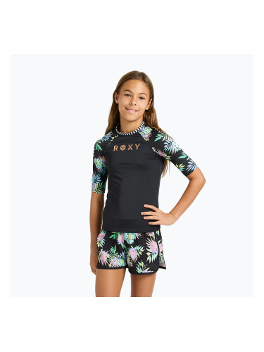 Детска тениска за плуване ROXY Active RG Lycra XMGB anthracite aquarella