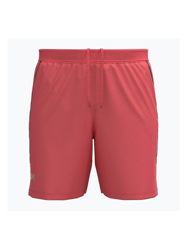 Мъжки шорти за бягане Under Armour Launch 7" electric tangerine/black/green mode