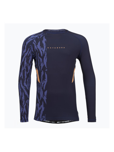 Мъжка блуза с дълъг ръкав за водни спортове Hayabusa Apex Rash Guard navy/orange