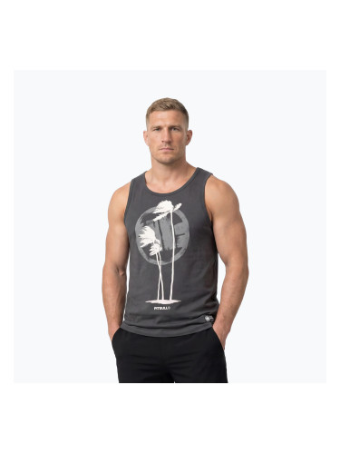 Мъжка тениска Pitbull Palms Tank Top light sand