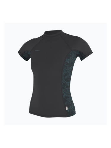 Дамска тениска за плуване O'Neill Hyperfreak Skins Rash Guard tempered steel/shaded island sky