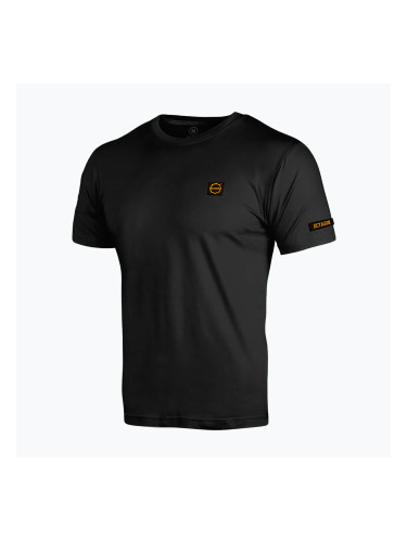 Мъжка тениска Octagon Small Logo black/orange