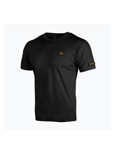 Мъжка тениска Octagon Small Logo black/gold