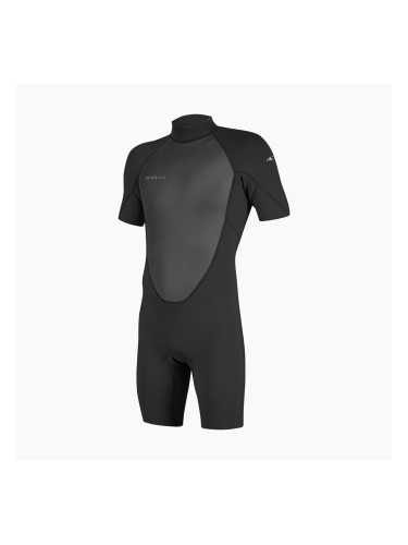 Мъжки неопреннов костюм за плуване O'Neill Reactor-2 2mm Back Zip SS Spring HJ5 black/black