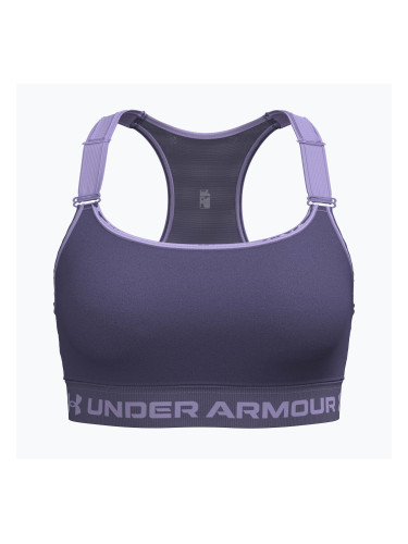 Спортен сутиен Under Armour HeatGear High purple luxe/purple crest