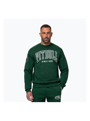 Мъжки суитшърт Pitbull Badger Crewneck hunter/green