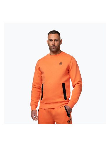 Мъжки суитшърт Pitbull Dogwood Crewneck Sweatshirt fluo orange