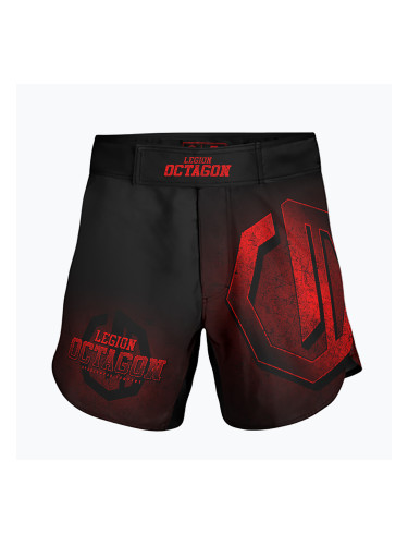 Мъжки тренировъчни шорти Octagon Legion Conquest black/red