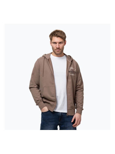 Мъжки суитшърт Pitbull Bloodline 2 Sweatshirt Zip Hooded brown savana