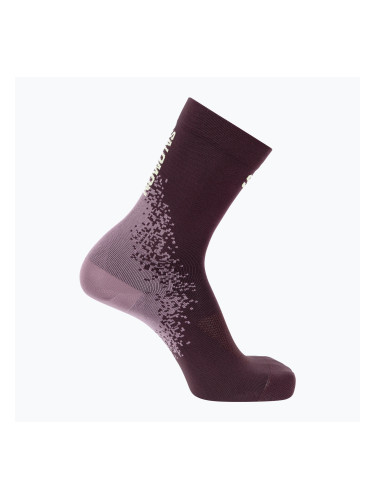 Чорапи Salomon Gravel Crew butterfly/dusky orchid/huckleberry