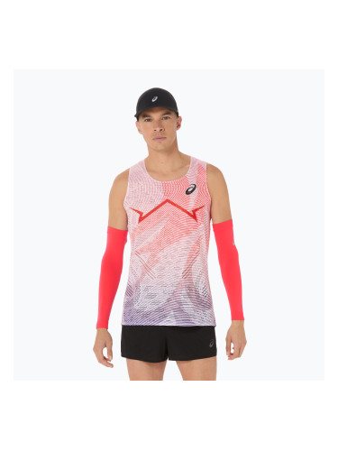 Мъжки ASICS Metaspeed Singlet флаш червена тениска за бягане