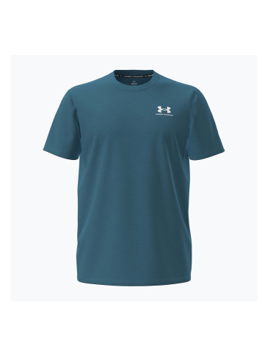 Мъжка тениска Under Armour Logo Emb Heavyweight boundless blue/white