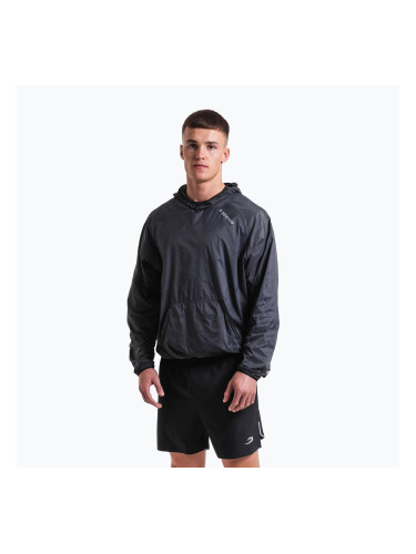 Мъжки суитшърт BOXRAW Genaro Oversized Windbreaker Hoodie charcoal