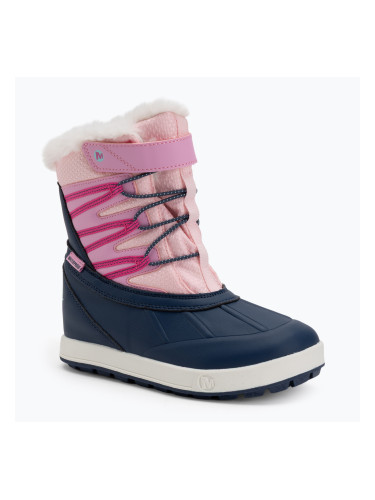 Детски ботуши за сняг Merrell Snow Bank 5.0 WP navy/pink
