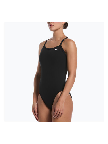 Дамски цял бански костюм Nike Solid Racerback black