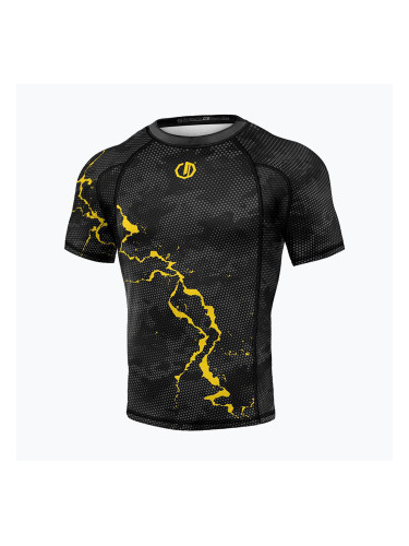 Rashguard męski Octagon Legion Premium black/yellow