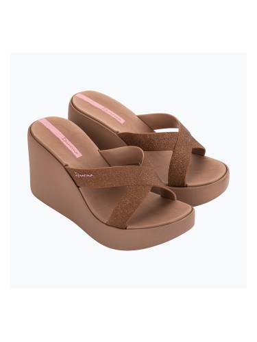 Дамски чехли Ipanema High Fashion II Slide brown/glitter/pink