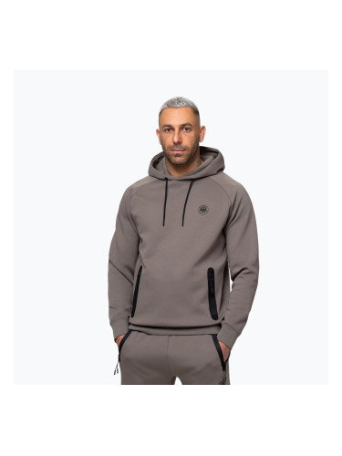 Мъжки суитшърт Pitbull Dogwood Hooded Sweatshirt taupe