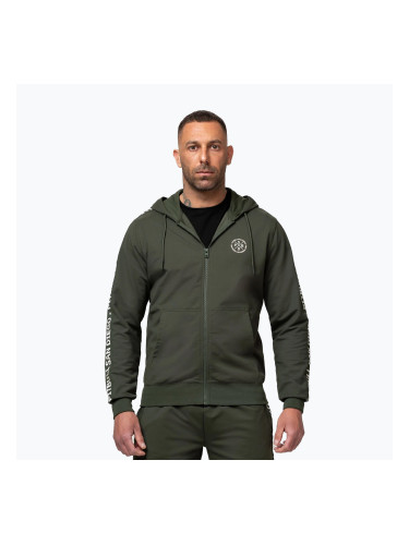 Мъжки суитшърт Pitbull Tape Parker Hooded Zip old green