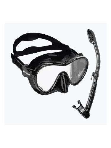 Комплект за гмуркане Cressi F1 + Supernova Dry black