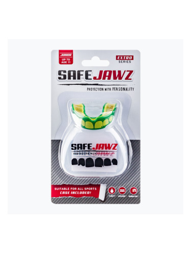 Протектор за челюсти SAFEJAWZ Extro Series зелен SJOGREJ