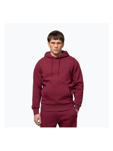 Мъжки суитшърт Pitbull Sampson Hooded Sweatshirt burgundy
