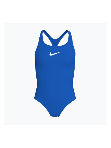 Детски цял бански костюм Nike Essential Racerback blue crystal