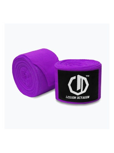 Боксьорски бандажи Octagon Legion Standard 300 cm purple