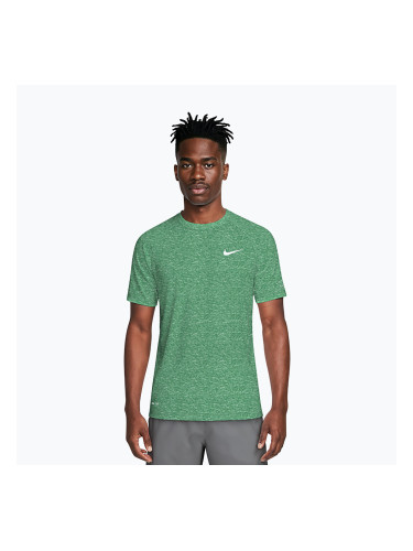 Мъжка тениска за плуване Nike Heather Hydroguard malachite
