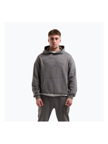 Мъжки суитшърт BOXRAW East Street Hoodie distressed grey