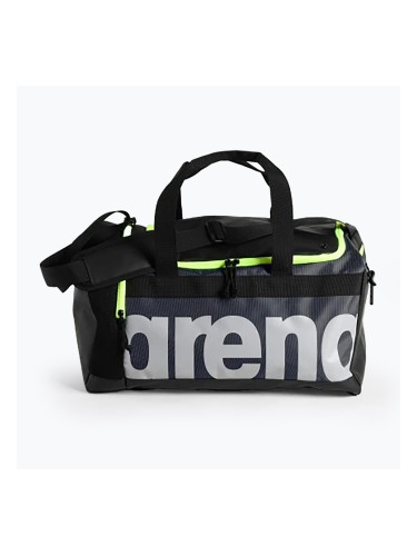 Чанта за плуване arena Spiky III 40 l navy/neon yellow