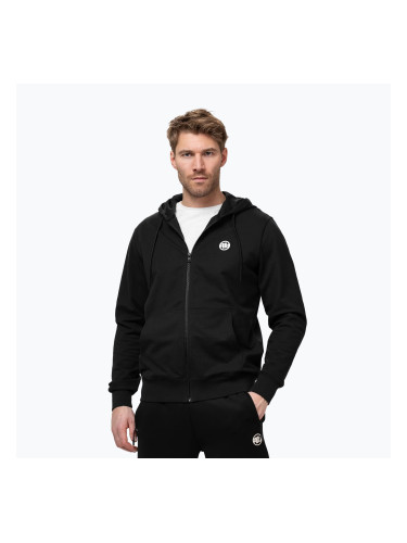 Мъжки суитшърт Pitbull Nugget Small Logo Hooded Zip black