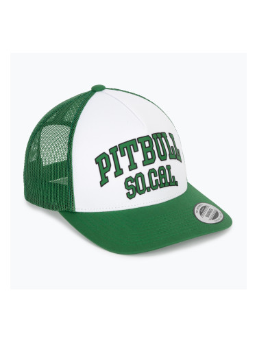 Czapka z daszkiem męska Pitbull SO.CAL. Retro Trucker green/white