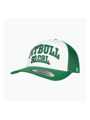 Мъжка шапка с козирка Pitbull "SO.CAL." Retro Trucker green/white