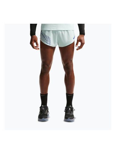 Мъжки шорти за бягане Nike AeroSwift Dri-Fit ADV Brief-Lined 2" barely green/lapis