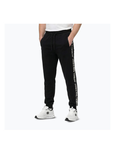 Мъжки панталони за бягане Pitbull Tape Parker Jogging black