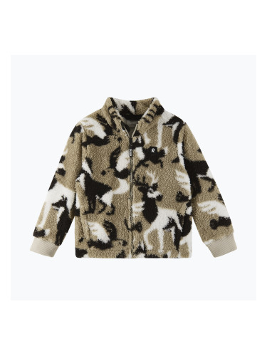 Детски суитшърт от полар Reima Turkkinen earthy beige