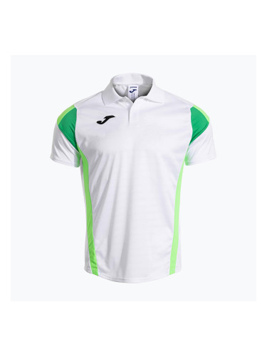 Мъжка тениска за тенис Joma Montreal white/fluor green