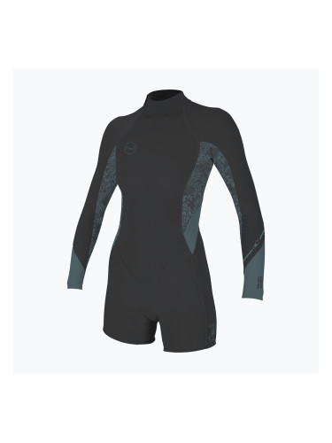 Дамски неопренов костюм за плуване O'Neill Bahia 2/1 mm Back Zip Spring tempered steel/shaded island sky