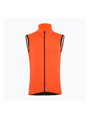 Мъжка жилетка за колоездене Castelli Perfetto Air brilliant orange