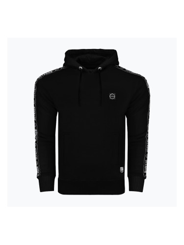 Мъжка блуза с качулка Octagon Stripe black