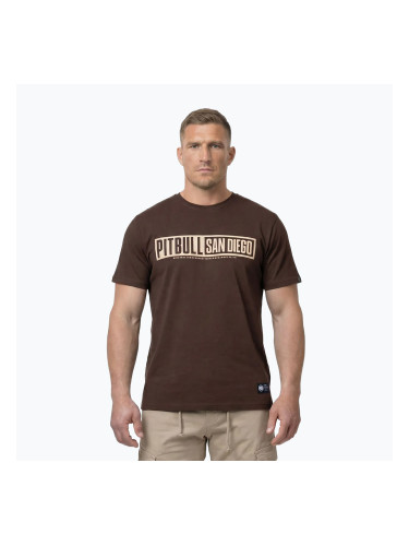 Мъжка тениска Pitbull Eighty Nine Dog dark chocolate