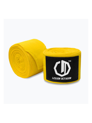 Боксьорски бандажи Octagon Legion Standard 400 cm yellow
