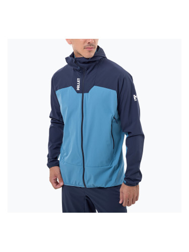 Мъжко софтшел яке Millet Kamet Xcs Light Hoodie coronet blue/saphir