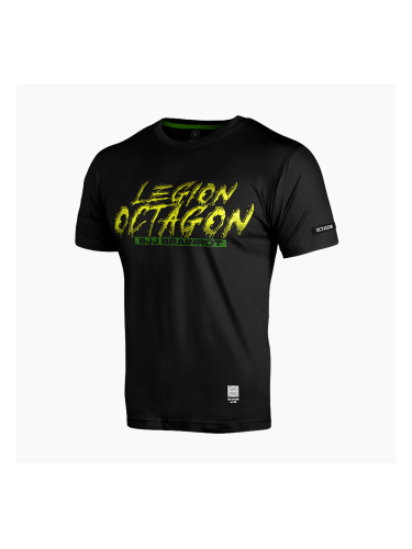 Мъжка тениска Octagon Legion Brainrot Braziliano Crocodano black/multicolor